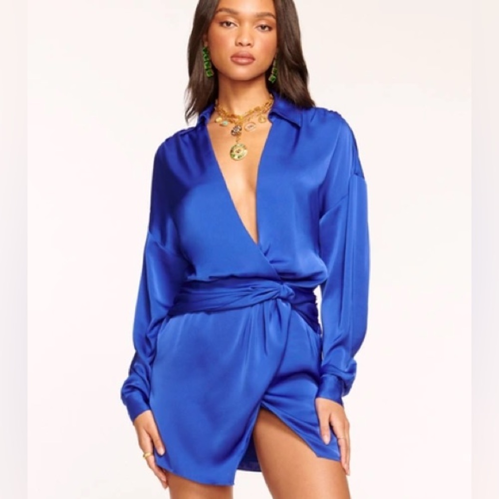 Ramy Brook Royal Blue Mini Dress